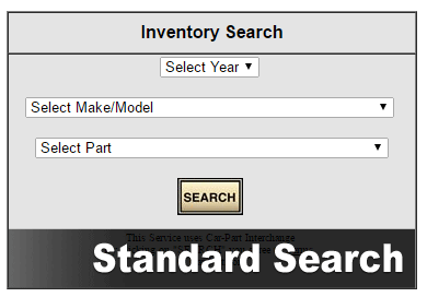 Single Used Auto Part Search
